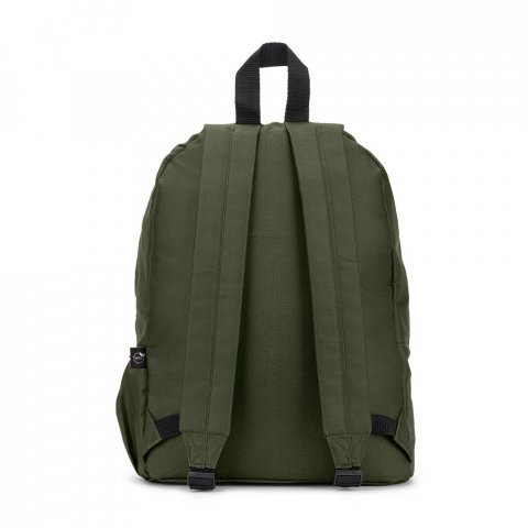 ROSARIO. Mochila em poli&eacute;ster reciclado 600D com bolso frontal espa&ccedil;oso (20 L) - Verde escuro