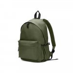 ROSARIO. Mochila em poli&eacute;ster reciclado 600D com bolso frontal espa&ccedil;oso (20 L) - Verde escuro