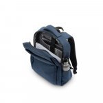 COVENTRY. Mochila, totalmente almofadada, para notebook (15.6") em poli&eacute;ster reciclado 300D de alta densidade (18 L) - Azul marinho
