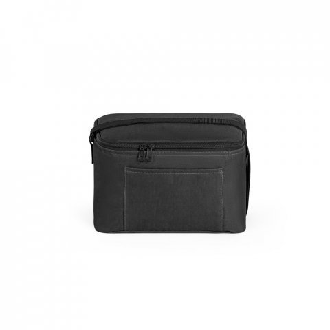 CANCUN. Cooler. Bolsa t&eacute;rmica em poli&eacute;ster reciclado 600D com interior forrado em PEVA 7 L - Preto
