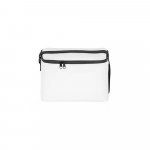 CANCUN. Cooler. Bolsa t&eacute;rmica em poli&eacute;ster reciclado 600D com interior forrado em PEVA 7 L - Branco