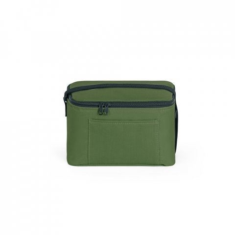 CANCUN. Cooler. Bolsa t&eacute;rmica em poli&eacute;ster reciclado 600D com interior forrado em PEVA 7 L - Verde escuro