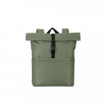 ATENAS. Mochila para computador port&aacute;til (17.3") em 600D (21 L) - Verde escuro