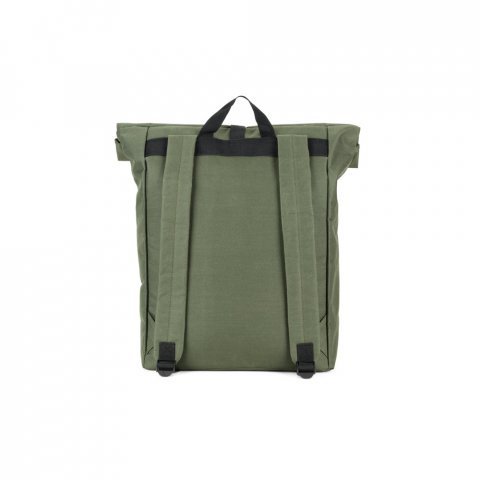 ATENAS. Mochila para computador port&aacute;til (17.3") em 600D (21 L) - Verde escuro