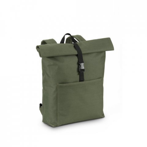 ATENAS. Mochila para computador port&aacute;til (17.3") em 600D (21 L) - Verde escuro