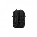 EDINBURGH BPACK. Mochila estilo militar em poli&eacute;ster reciclado 600D de alta densidade, com bolso para notebook (17.3") 21 L - Preto