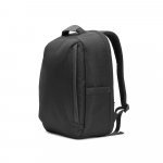 YANGON BPACK. Mochila antirroubo com bolso para notebook (17.3"), em poli&eacute;ster reciclado 600D twill, resistente &agrave; &aacute;gua (20 L) - Preto