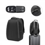 YANGON BPACK. Mochila antirroubo com bolso para notebook (17.3"), em poli&eacute;ster reciclado 600D twill, resistente &agrave; &aacute;gua (20 L)