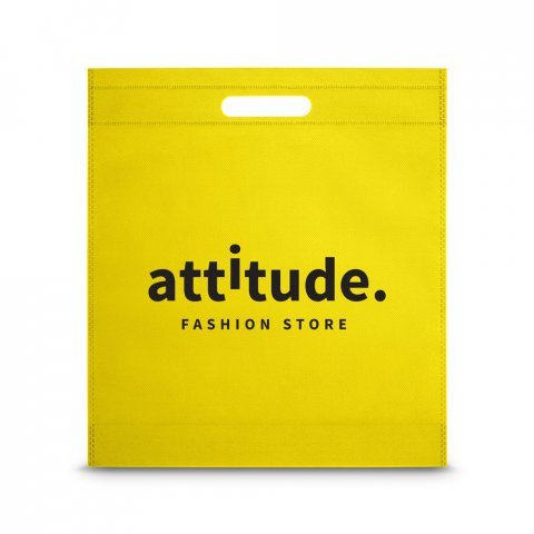 STRATFORD. Sacola em non-woven (80 g/m&sup2;) - Amarelo