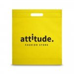 STRATFORD. Sacola em non-woven (80 g/m&sup2;) - Amarelo