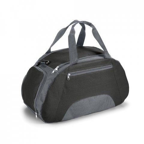 FIT. Bolsa esportiva em 600D com fundo em placa semi-r&iacute;gida (30 L) - Preto