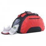 FIT. Bolsa esportiva em 600D com fundo em placa semi-r&iacute;gida (30 L) - Vermelho