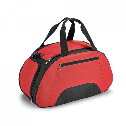 FIT. Bolsa esportiva em 600D com fundo em placa semi-r&iacute;gida (30 L) - Vermelho