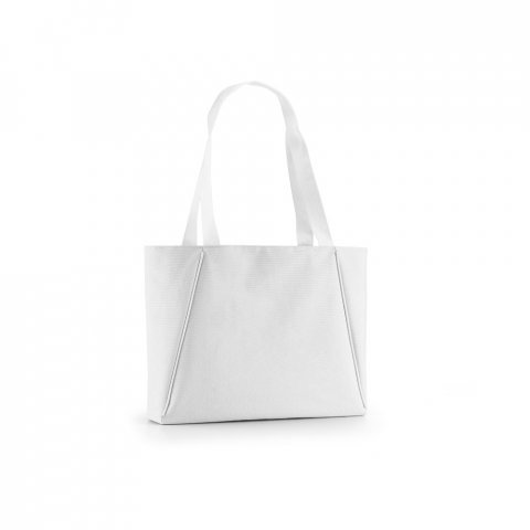 MARESIA. Sacola de praia em 300D - Branco