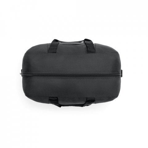 ZIPPERS SPORT. Bolsa esportiva executivo em 840D jacquard e 300D com interior forrado (30 L) - Preto