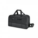 ZIPPERS SPORT. Bolsa esportiva executivo em 840D jacquard e 300D com interior forrado (30 L) - Preto