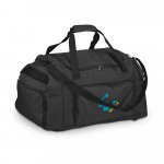 GIRALDO. Bolsa esportiva em poli&eacute;ster 300D - Preto