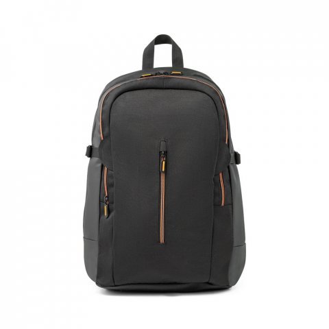 DERBY. Mochila para notebook 15.6" em 900D e c. sint&eacute;tico - Laranja