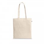 SALZBURG. Sacola 100% algod&atilde;o org&acirc;nico (180 g/m&sup2;) - Natural claro