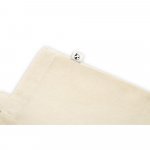 LEON. Sacola 100% algod&atilde;o org&acirc;nico (140 g/m&sup2;) - Natural claro