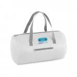 TORONTO. Sacola esportiva, dobr&aacute;vel, em 210D ripstop (17 L) - Branco