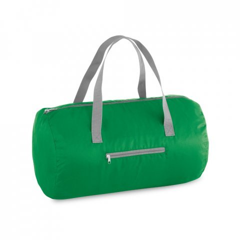 TORONTO. Sacola esportiva, dobr&aacute;vel, em 210D ripstop (17 L) - Verde