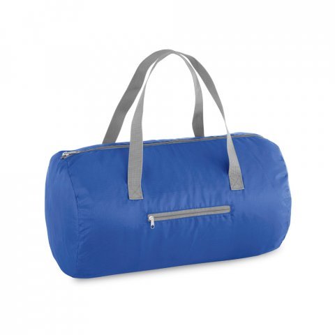 TORONTO. Sacola esportiva, dobr&aacute;vel, em 210D ripstop (17 L) - Azul royal