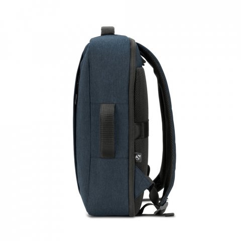 NIAMEY. Mochila para notebook (15.6") em poli&eacute;ster reciclado 300D de alta densidade (15 L) - Azul