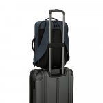NIAMEY. Mochila para notebook (15.6") em poli&eacute;ster reciclado 300D de alta densidade (15 L) - Azul