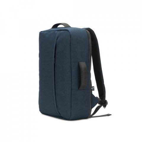 NIAMEY. Mochila para notebook (15.6") em poli&eacute;ster reciclado 300D de alta densidade (15 L) - Azul