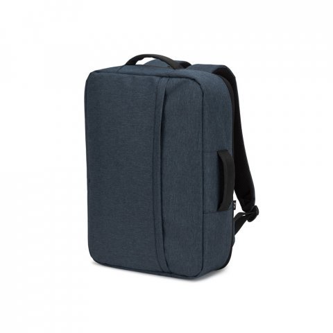 NIAMEY. Mochila para notebook (15.6") em poli&eacute;ster reciclado 300D de alta densidade (15 L) - Azul