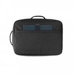 NIAMEY. Mochila para notebook (15.6") em poli&eacute;ster reciclado 300D de alta densidade (15 L) - Cinza escuro