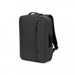 NIAMEY. Mochila para notebook (15.6") em poli&eacute;ster reciclado 300D de alta densidade (15 L) - Cinza escuro