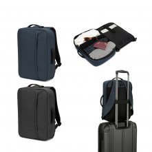 NIAMEY. Mochila para notebook (15.6") em poli&eacute;ster reciclado 300D de alta densidade (15 L)
