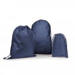GIFT BAG S. Sacola pequena em non-woven (60 g/m&sup2;) termo-selada - Azul