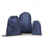 GIFT BAG M. Sacola m&eacute;dia em non-woven (60 g/m&sup2;) termo-selada - Azul