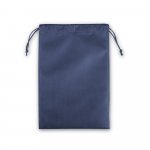 GIFT BAG L. Sacola grande em non-woven (60 g/m&sup2;) termo-selada - Azul