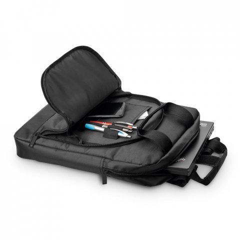 ROCCO. Mochila para notebook at&eacute; 15' em 840D - Preto