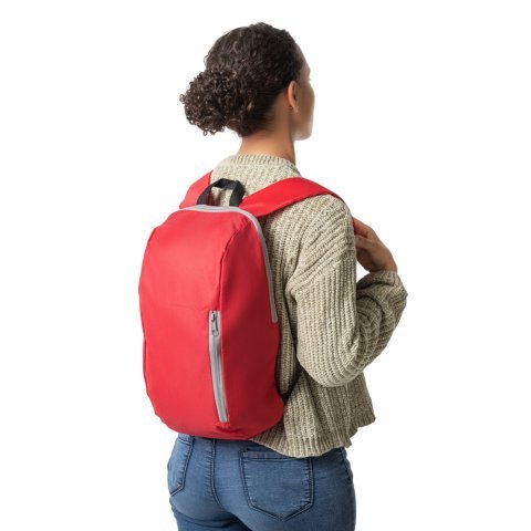 BERTLE. Mochila em 600D (10 L) - Vermelho