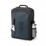 BANGKOK. Mochila para notebook (15.6'') em 600D de alta densidade e 600D com revestimento resistente &agrave; &aacute;gua (10 L) - Azul