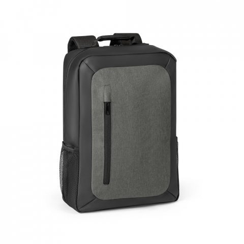 BANGKOK. Mochila para notebook (15.6'') em 600D de alta densidade e 600D com revestimento resistente &agrave; &aacute;gua (10 L) - Cinza claro