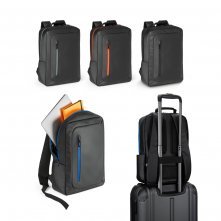 OSASCO. Mochila para notebook (15.6'') em 600D com revestimento &agrave; &aacute;gua (10 L)
