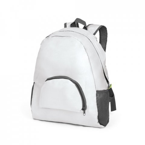 GAUTENG. Mochila dobr&aacute;vel em 210D ripstop (11 L) - Branco