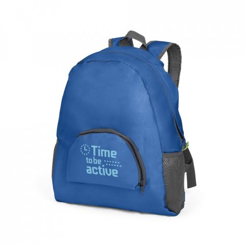 GAUTENG. Mochila dobr&aacute;vel em 210D ripstop (11 L) - Azul royal