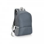 CITY. Mochila em 600D com sa&iacute;da para fone de ouvido (12 L) - Cinza