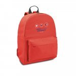 BERNA. Mochila em 600D com al&ccedil;as almofadadas (20 L/18L) - Vermelho
