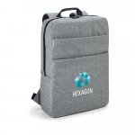 GRAPHS BPACK. Mochila para notebook (15.6'') em 600D de alta densidade com interior forrado e almofadado (10 L) - Cinza claro