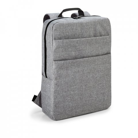 GRAPHS BPACK. Mochila para notebook (15.6'') em 600D de alta densidade com interior forrado e almofadado (10 L) - Cinza claro