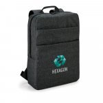 GRAPHS BPACK. Mochila para notebook (15.6'') em 600D de alta densidade com interior forrado e almofadado (10 L) - Cinza escuro