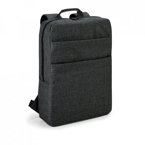 GRAPHS BPACK. Mochila para notebook (15.6'') em 600D de alta densidade com interior forrado e almofadado (10 L) - Cinza escuro